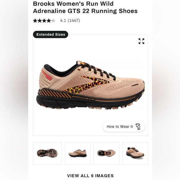 Brooks Adrenaline GTS 22 Run Wild – Limited Colorway – Women’s 8 (B) - Picture 7 of 7